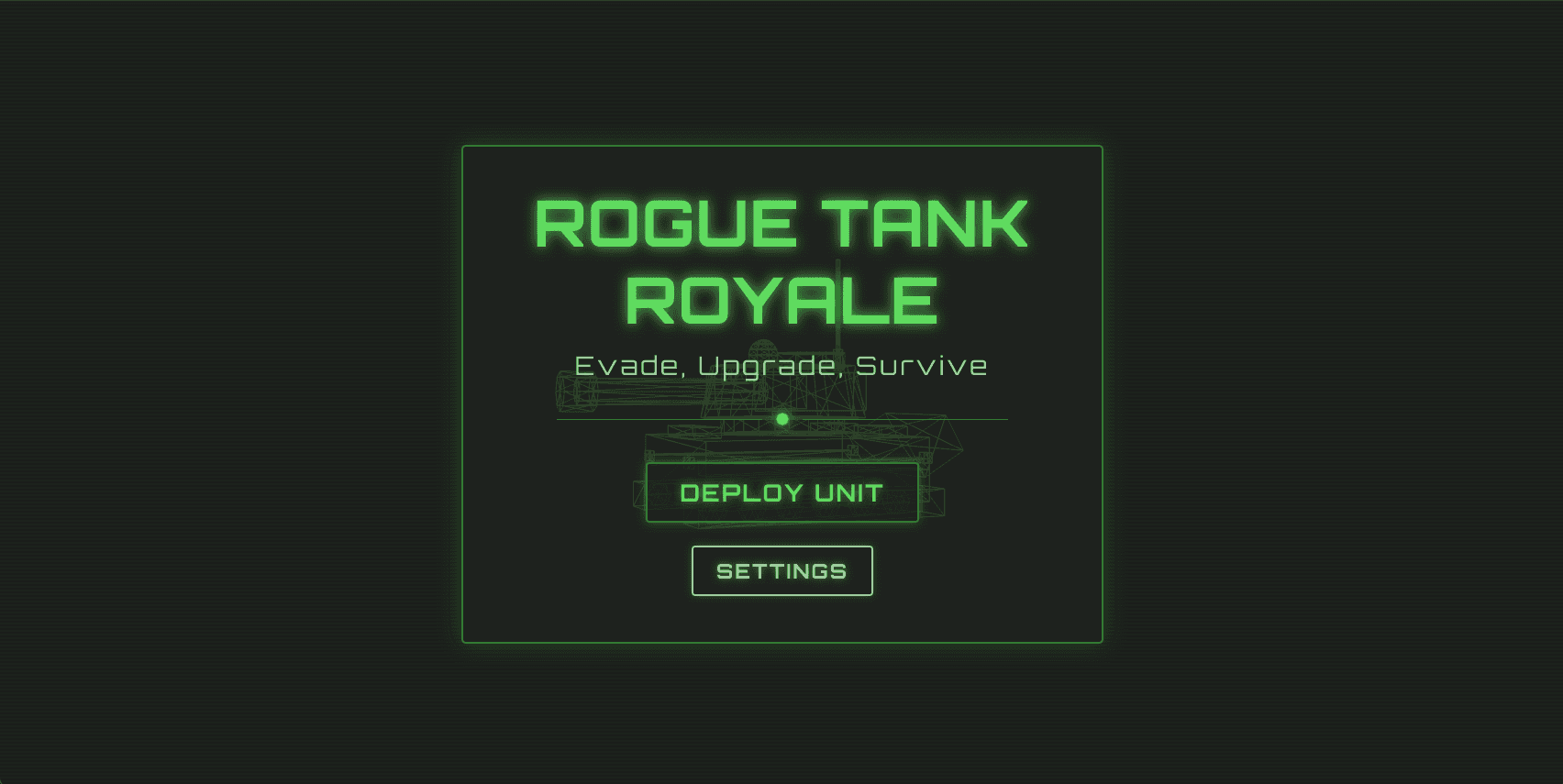 Rogue Tank Royale Game Screenshot