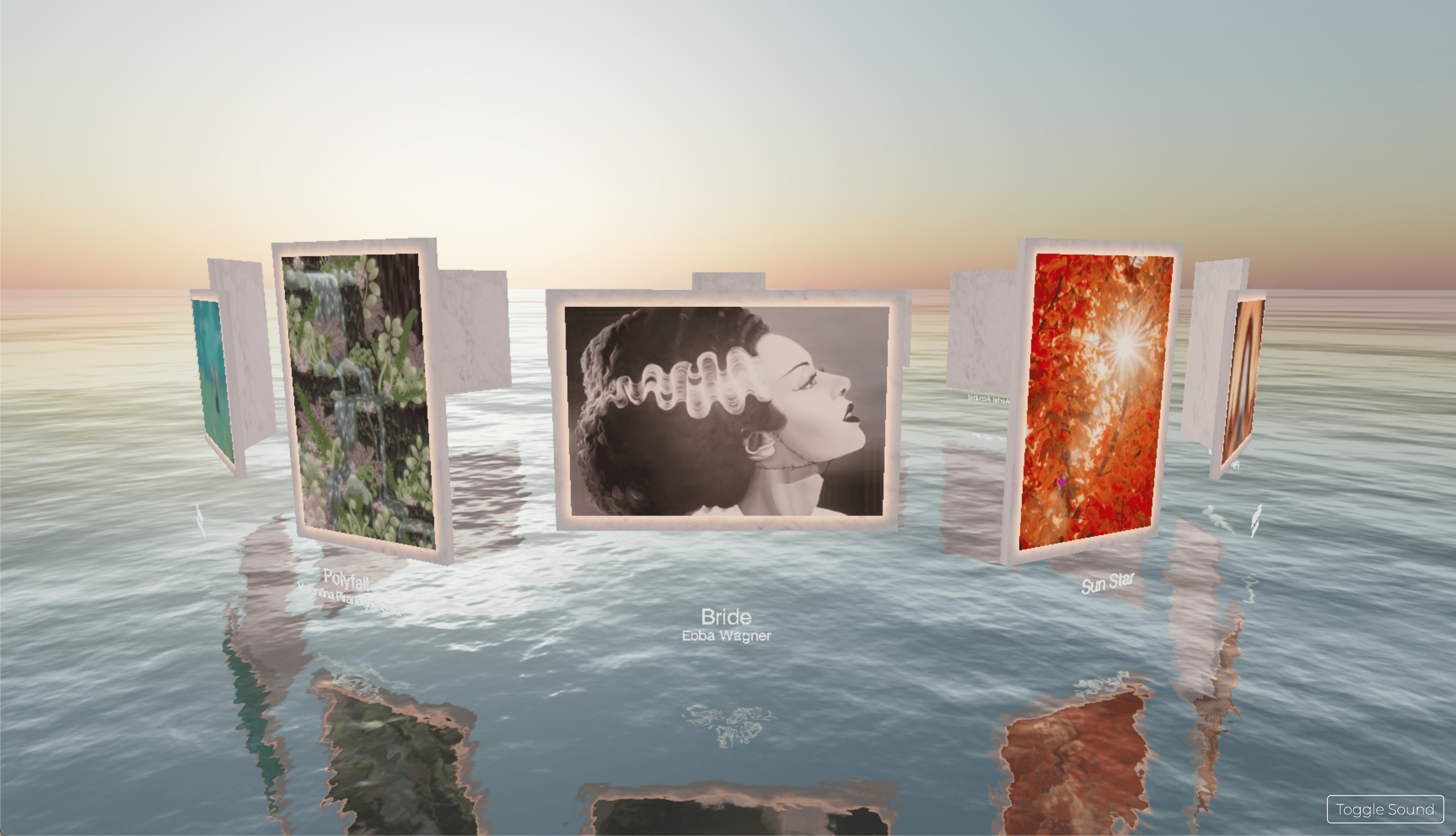 Infinite Ocean 3D Art Gallery Screenshot